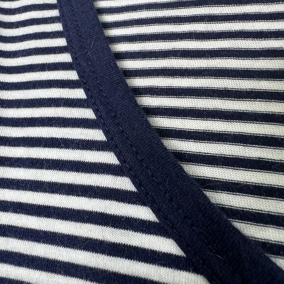 Ralph Lauren Womens Short Sleeve Striped TShirt L Scoop Neck Pony Preppy Cotton - Picture 6 of 9